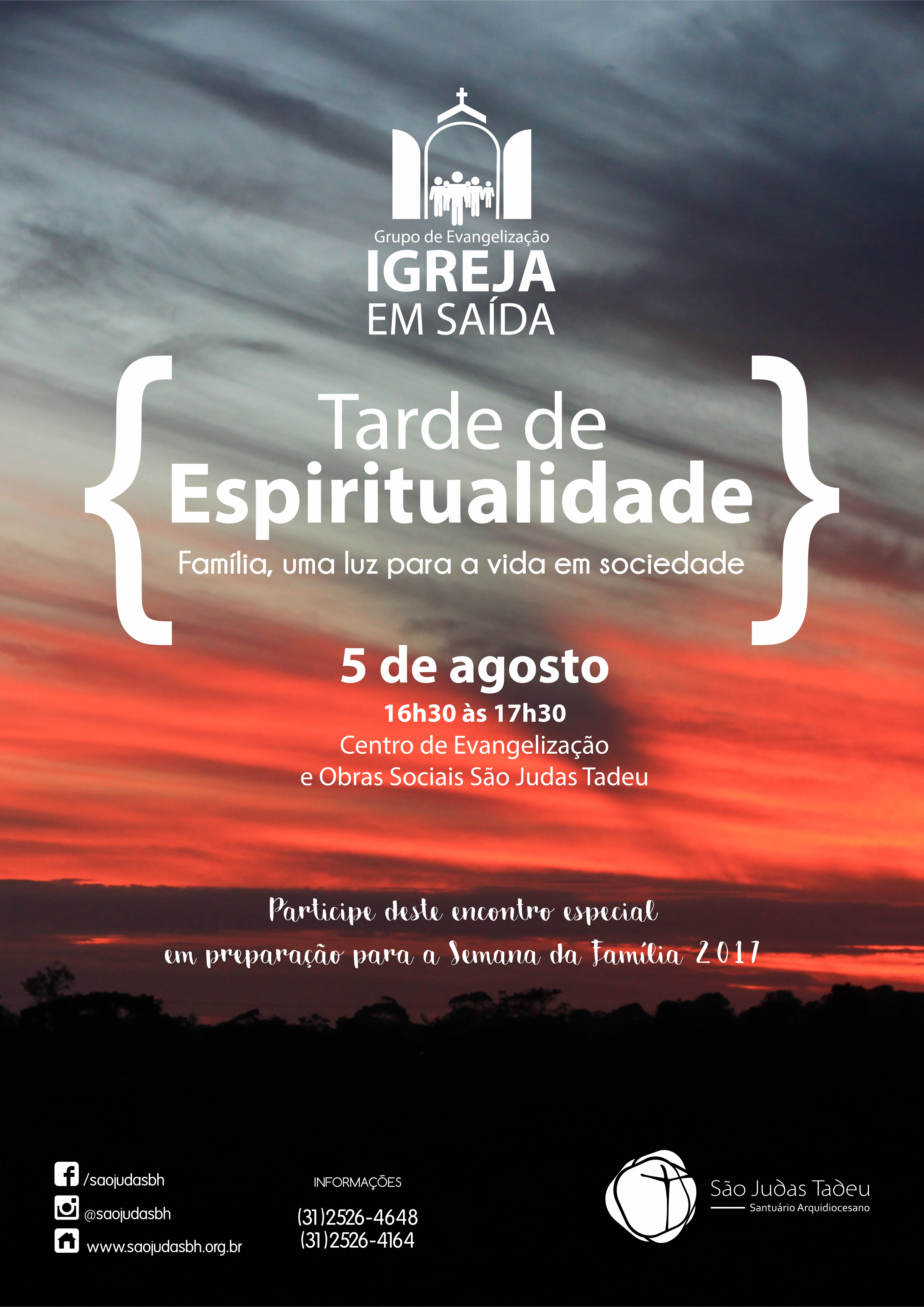 TARDE DE ESPIRITUALIDADE: 5 DE AGOSTO NO CEOS