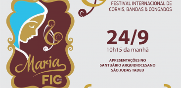 SANTUÁRIO RECEBE FESTIVAL INTERNACIONAL DE CORAIS, BANDAS & CONGADOS