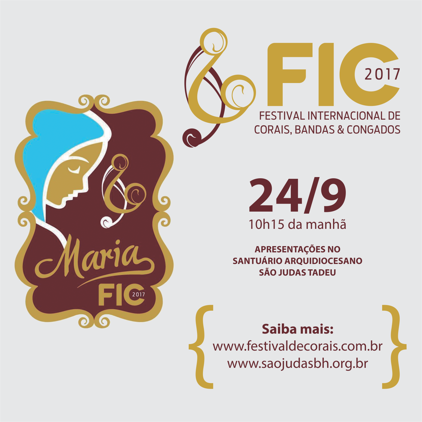 SANTUÁRIO RECEBE FESTIVAL INTERNACIONAL DE CORAIS, BANDAS & CONGADOS