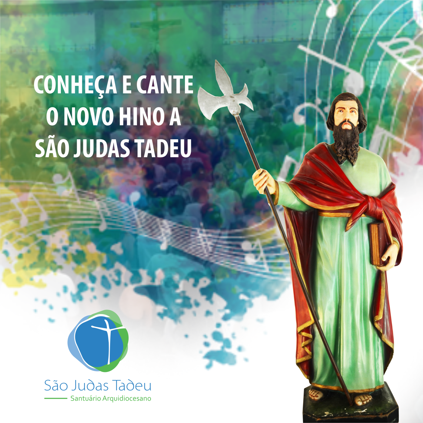 SANTUÁRIO LANÇA NOVO HINO PARA NOVENA E FESTA DE SÃO JUDAS TADEU