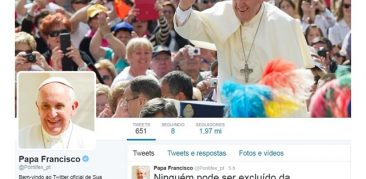 Mais de 40 milhões seguem o Papa no Twitter