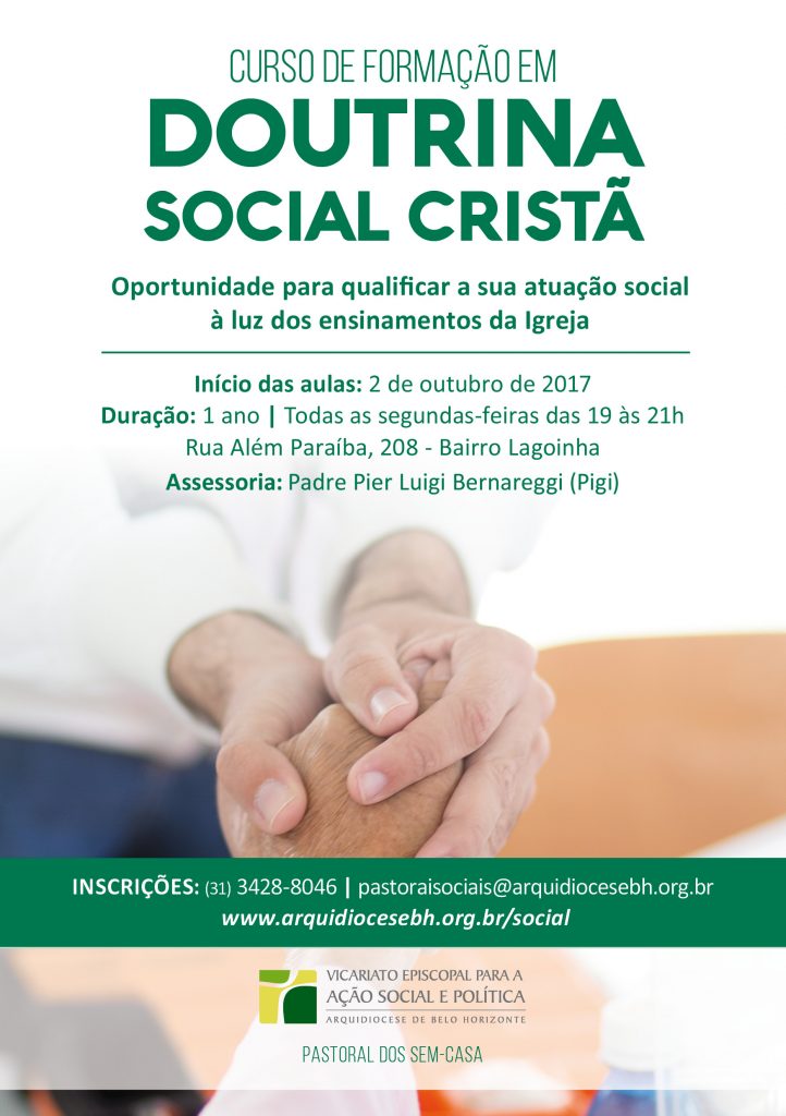 Vicariato Social promove Curso sobre Doutrina Social Cristã