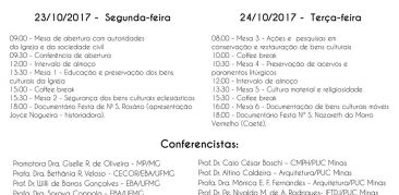 INSCRIÇÕES ABERTAS PARA SEMINÁRIO PRESERVAÇÃO DOS BENS CULTURAIS DA IGREJA DO BRASIL