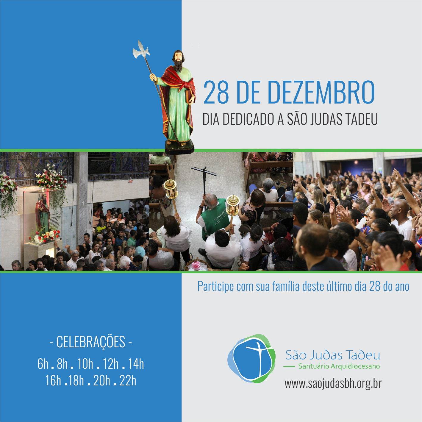 PROGRAMAÇÃO: DIA DE SÃO JUDAS TADEU