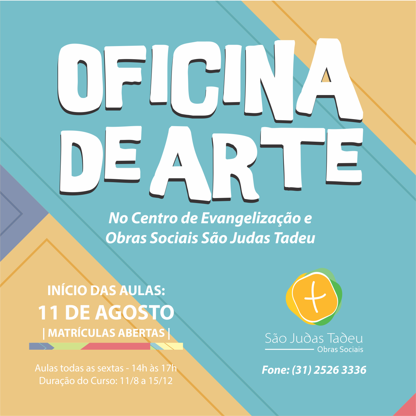 EXPOSIÇÃO DA OFICINA DE ARTE: 16 DE DEZEMBRO