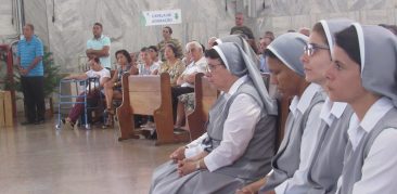 SANTUÁRIO REALIZA MISSA EM AÇÃO DE GRAÇAS AS IRMÃS SACRAMENTINAS DE BÉRGAMO