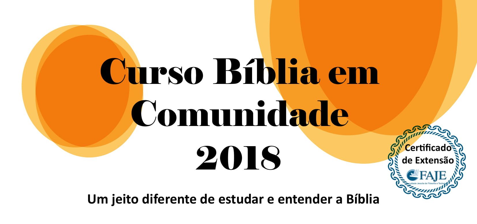 Serviço de Animação Bíblica está com inscrições abertas para o curso Bíblia em Comunidade