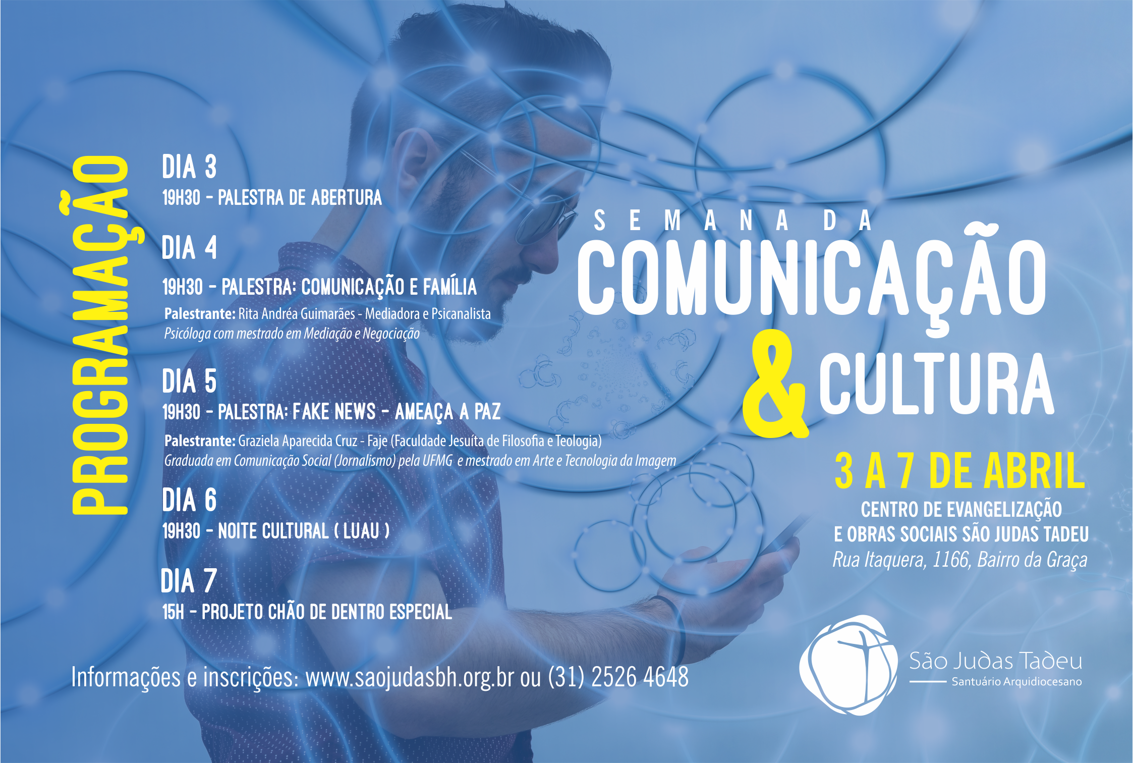 Inscrições abertas para a Semana da Comunicação e Cultura