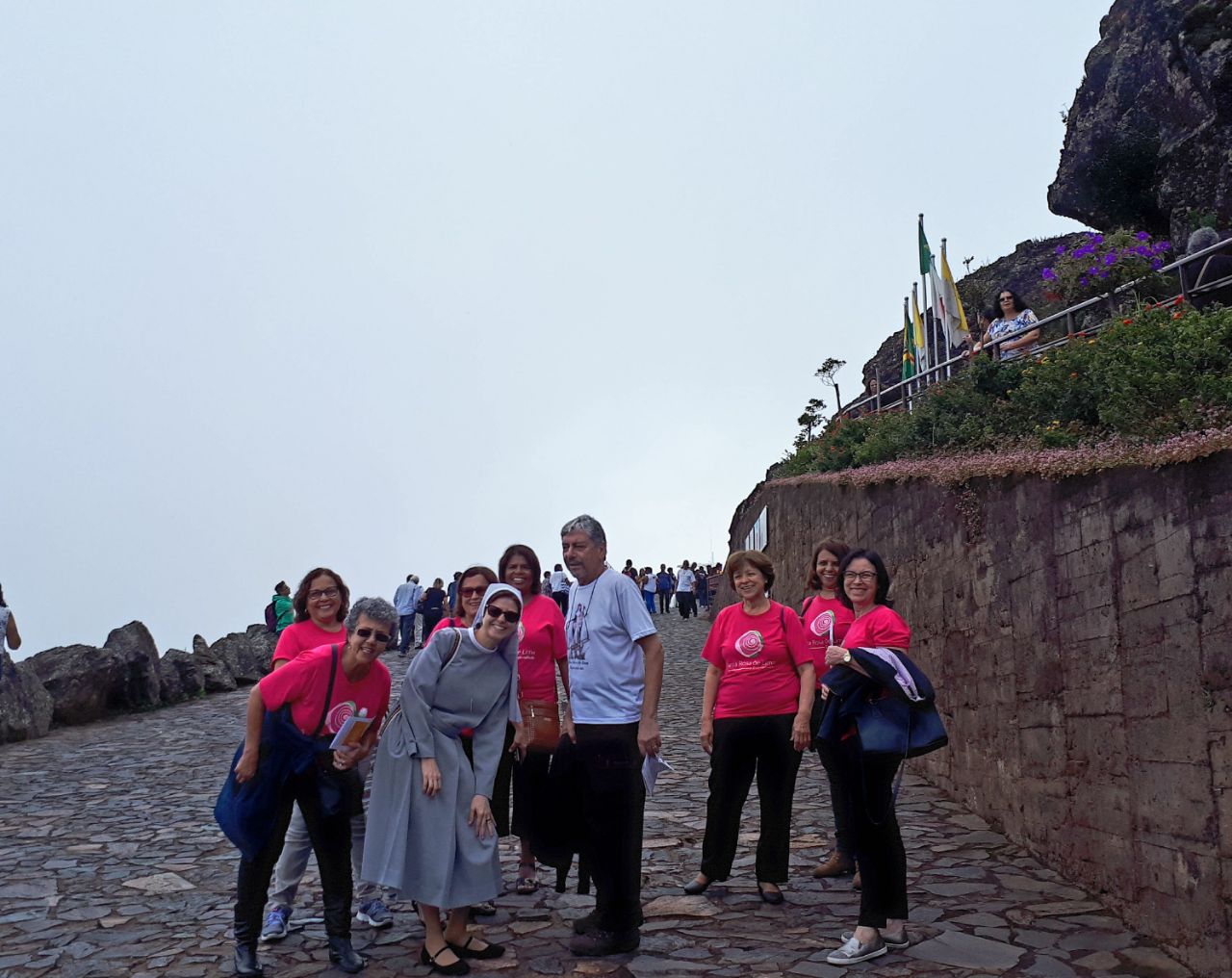 Fiéis participam da peregrinação da Rensp ao Santuário Nossa Senhora da Piedade