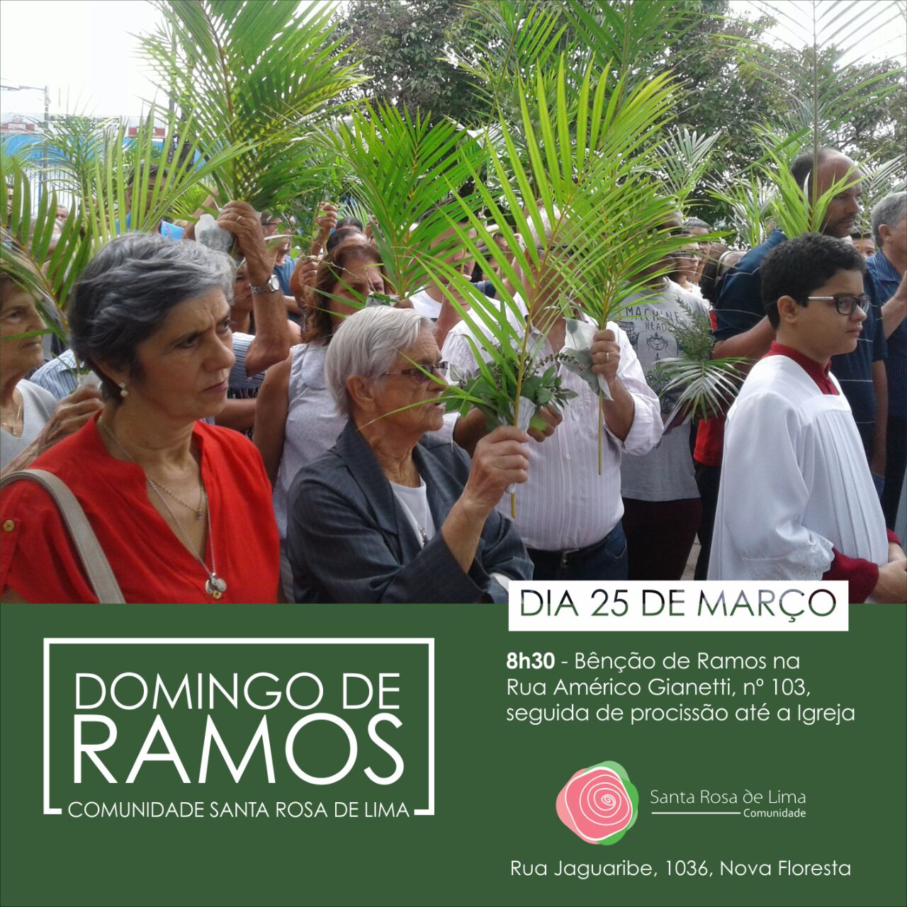 Domingo de Ramos – 25 de março