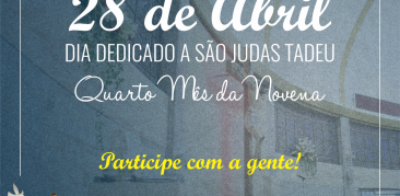 Programação: 4º mês de novena de São Judas Tadeu