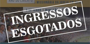 Torcida de Deus: ingressos esgotados na secretaria do Santuário