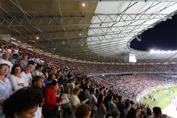 Torcida de Deus: retire seu ingresso na secretaria do Santuário