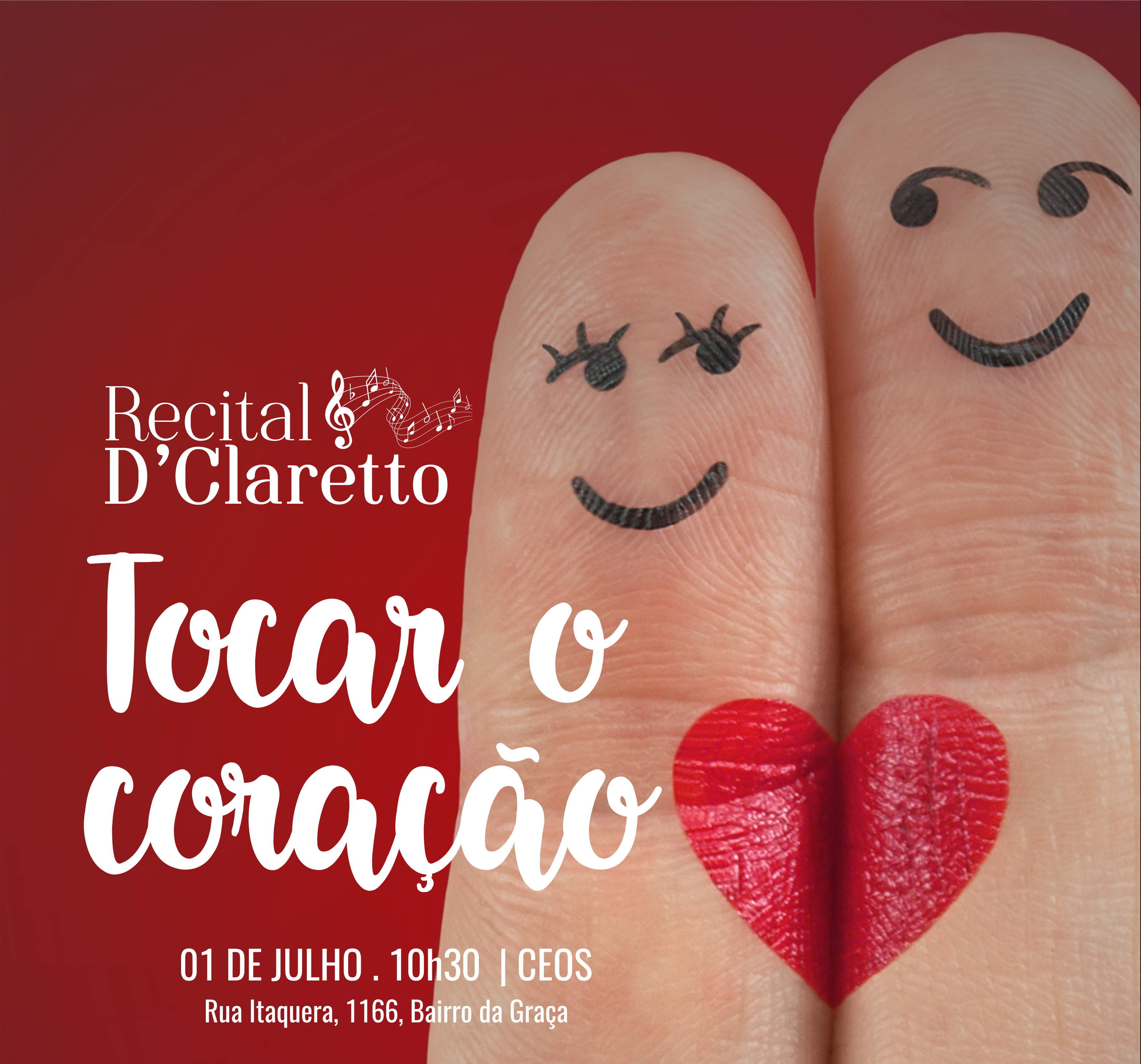 Obras Sociais apresenta Recital D’Claretto: 1 de julho