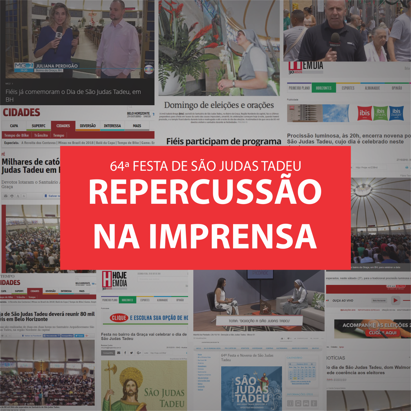 Festa de São Judas Tadeu é destaque na imprensa