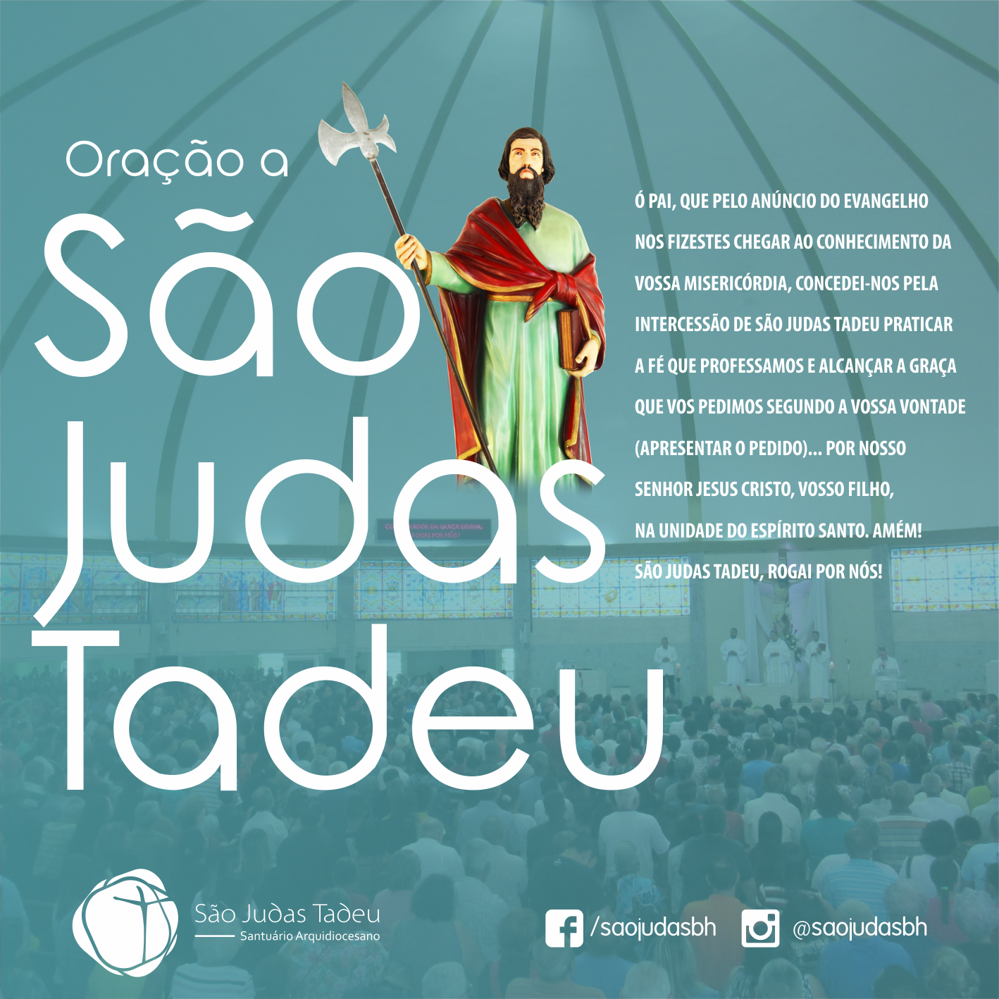 Reze conosco a oração a São Judas Tadeu