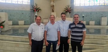 Dom Otacílio Ferreira e padres da diocese de Guarulhos visitam o Santuário São Judas Tadeu