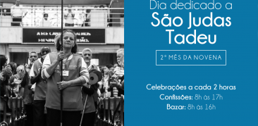 Amanhã seguimos na caminhada do segundo mês da novena de São Judas Tadeu. Participe conosco!!!