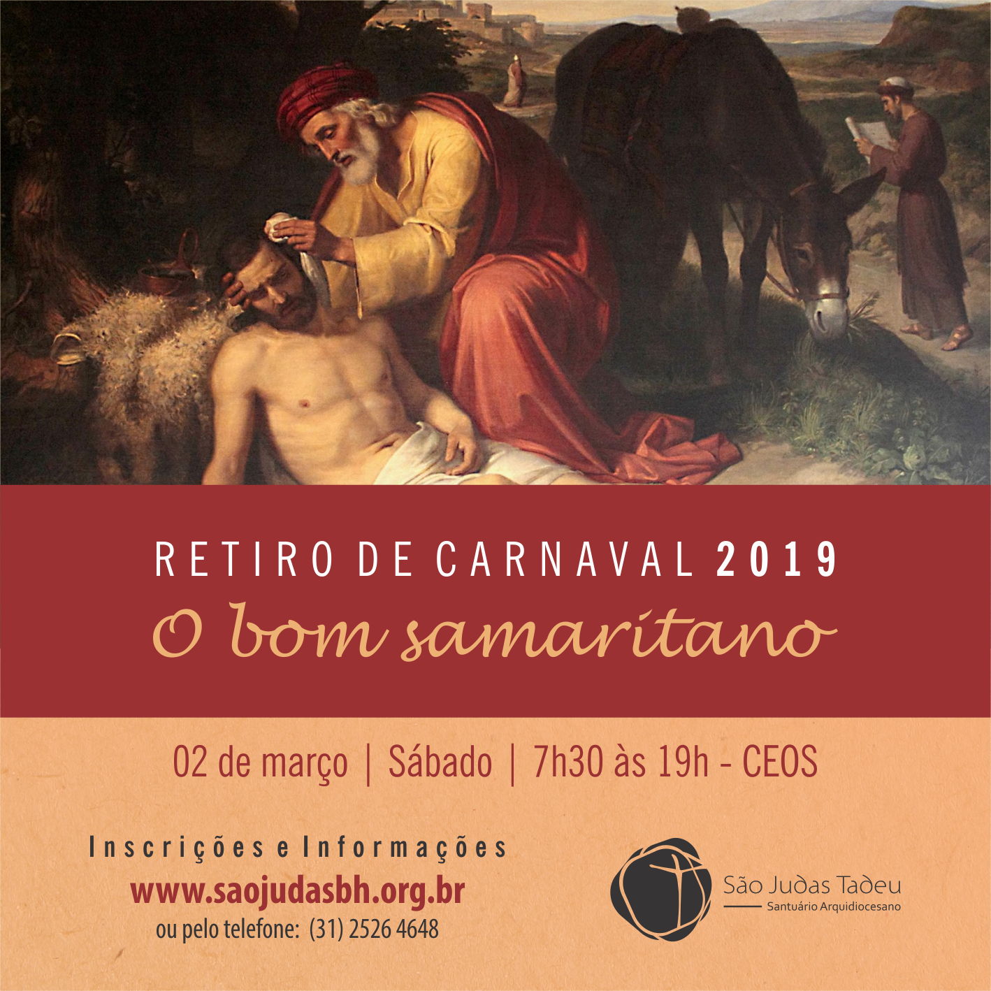 Retiro de Carnaval do Santuário: oportunidade de experiência de encontro com Deus