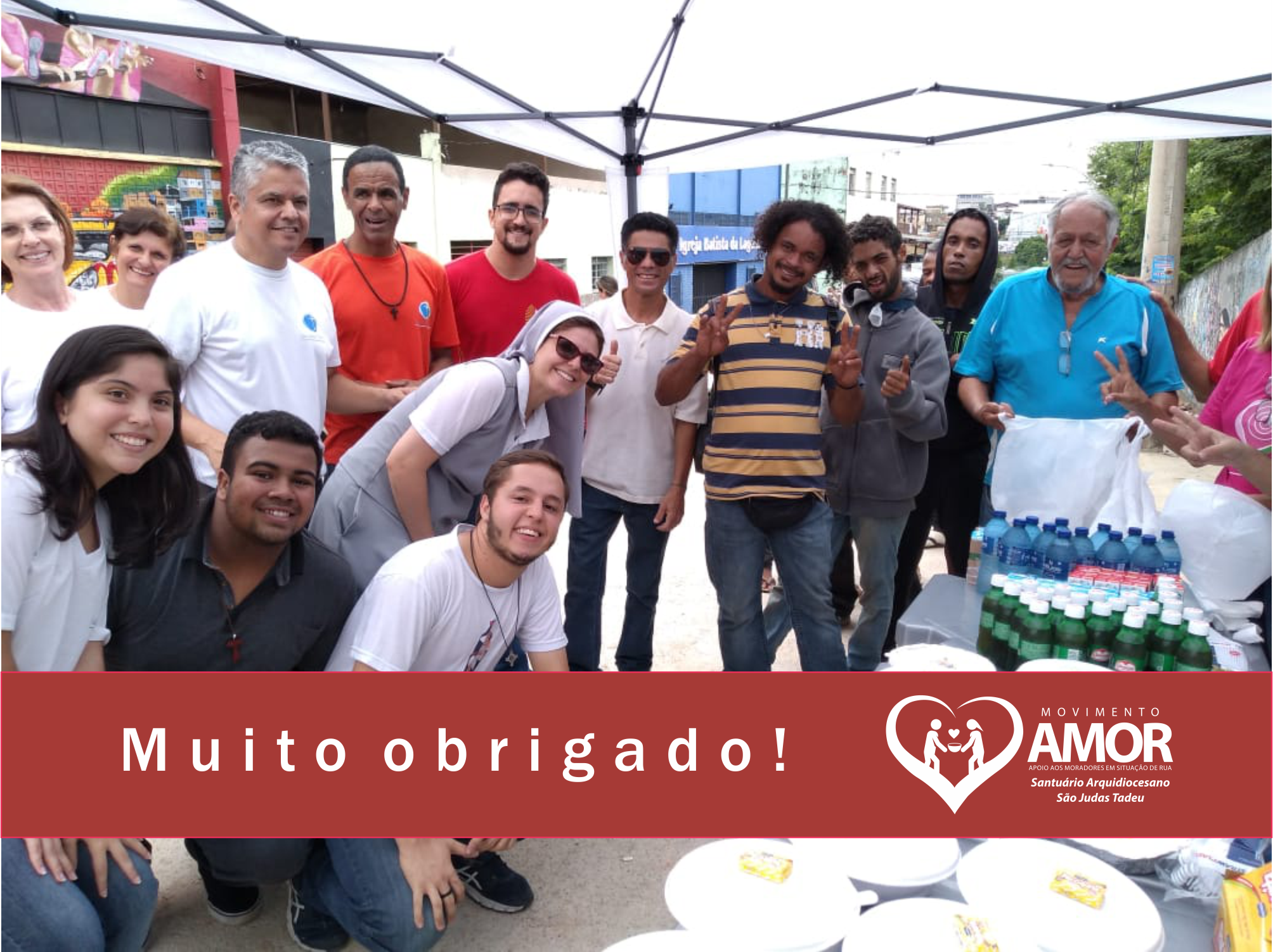 Movimento ‘Amor’ realiza Visita Missionária e leva amor e solidariedade a irmãos de rua