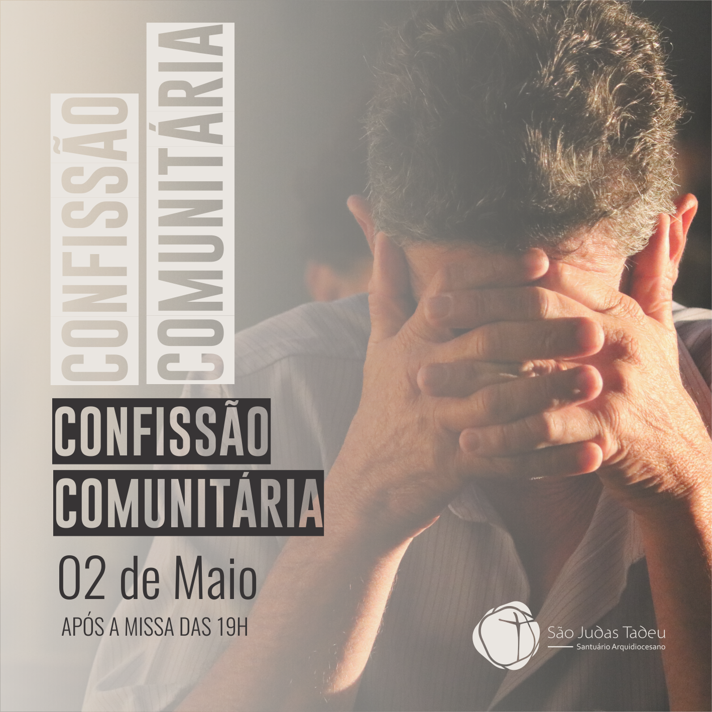 Confissão Comunitária acontece na próximo  quinta-feira, dia 02/05