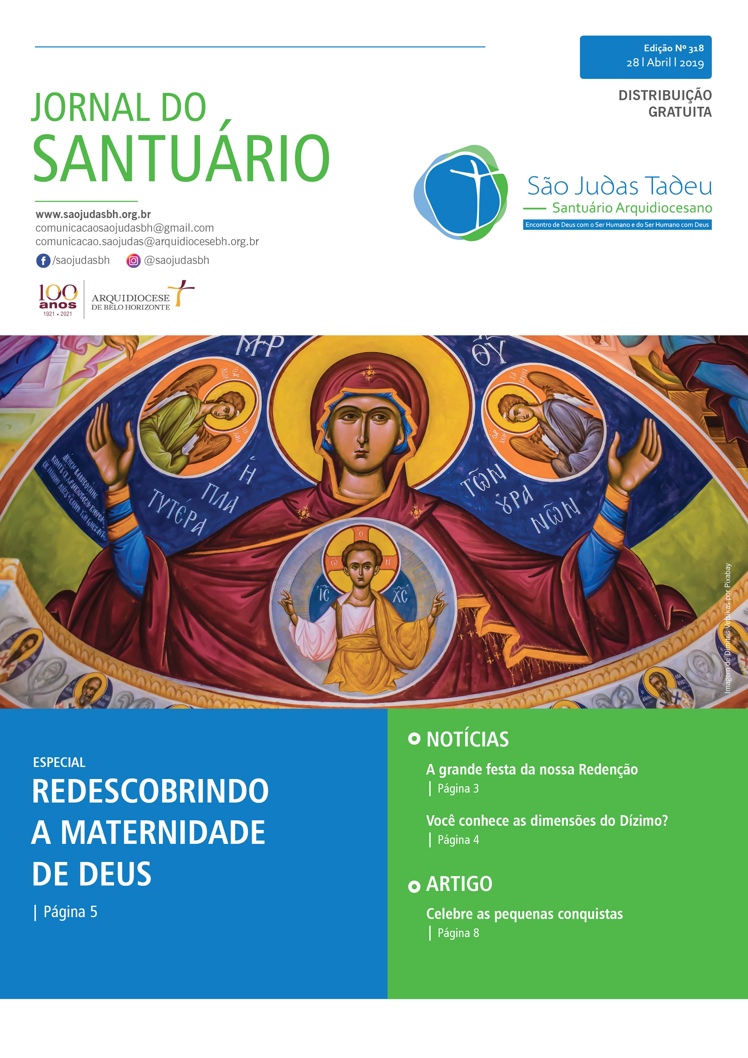 Jornal do Santuário – Edição de Abril – 2019