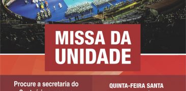 Venha para Missa da Unidade com a Caravana do Santuário