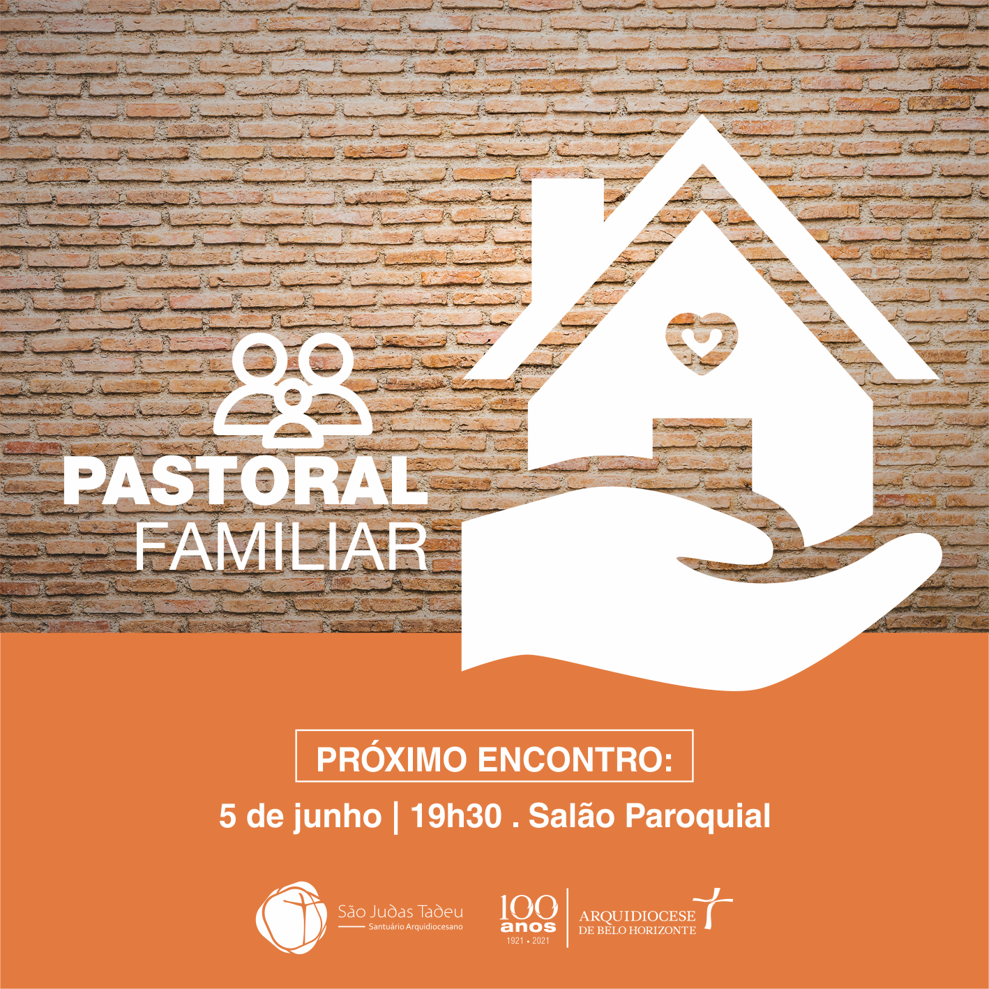 Participe do próximo encontro da Pastoral Familiar