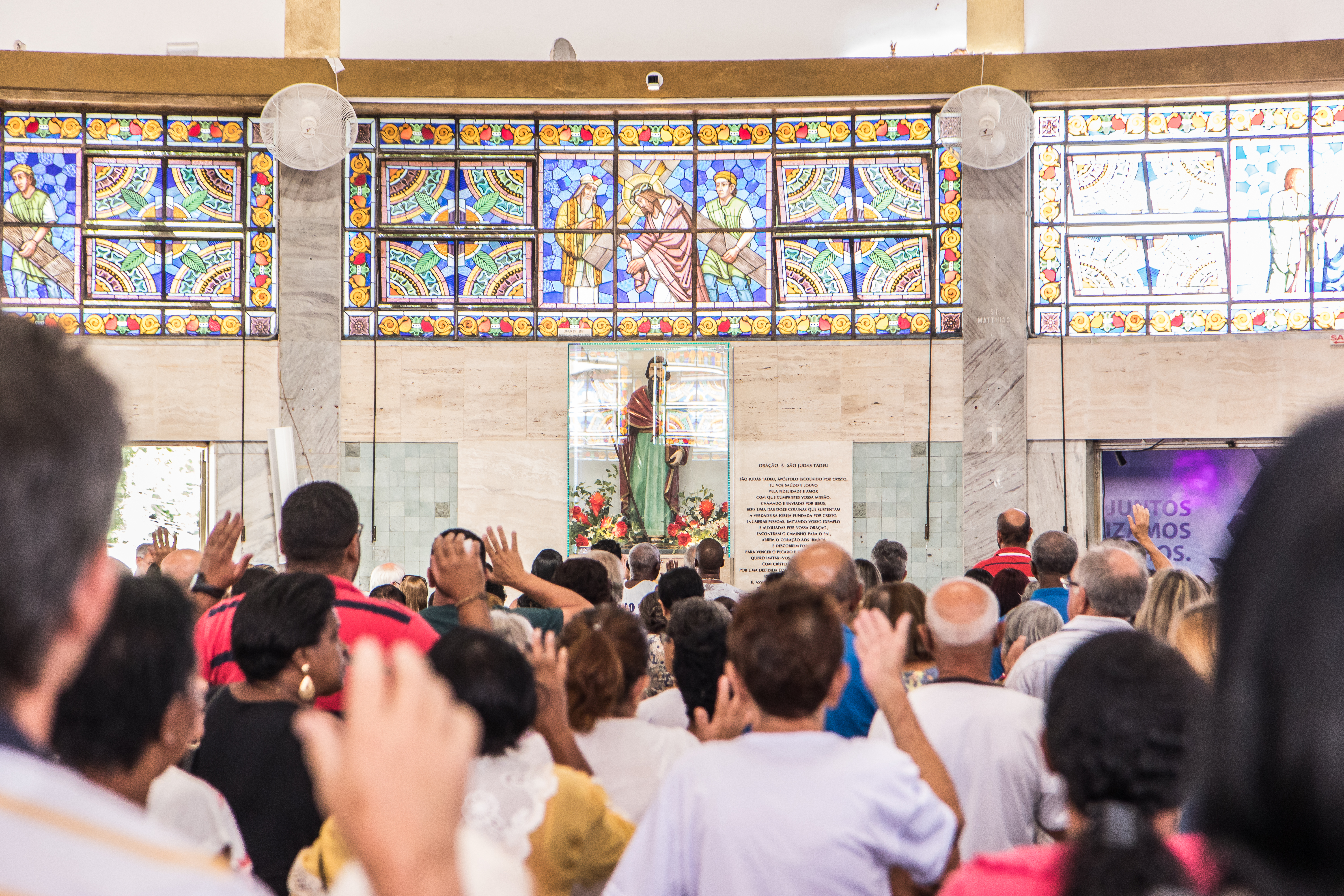 Com muita fé e devoção, o quinto mês da novena de São Judas reuniu devotos num dia repleto de espiritualidade