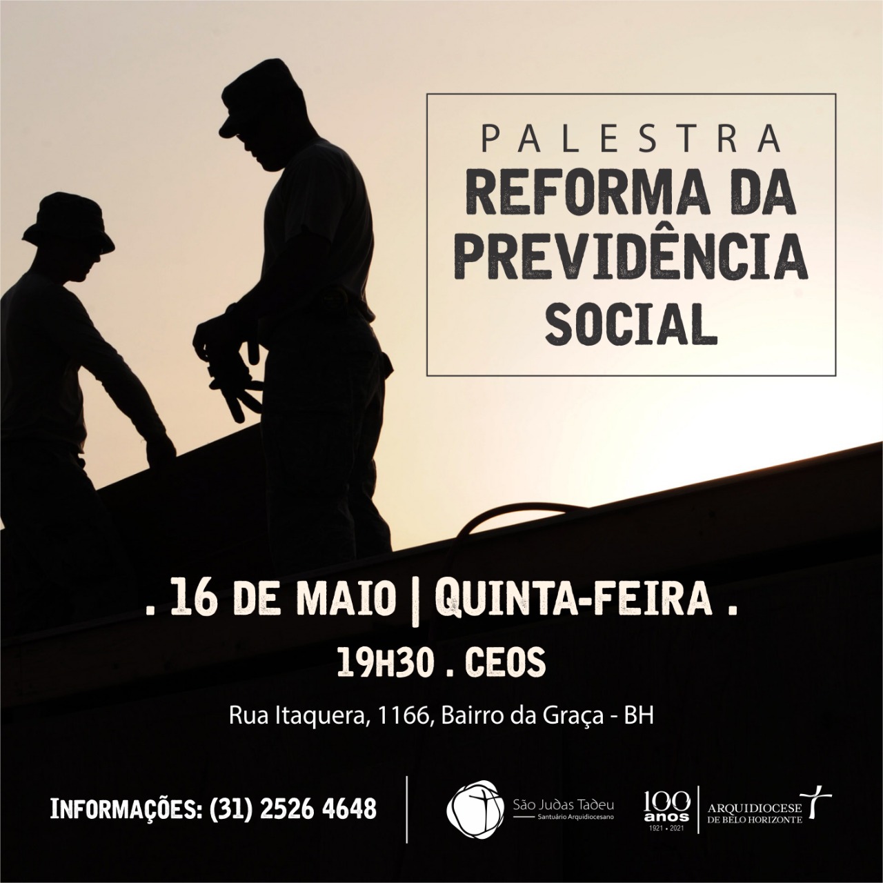 Participe da palestra sobre a Reforma da Previdência