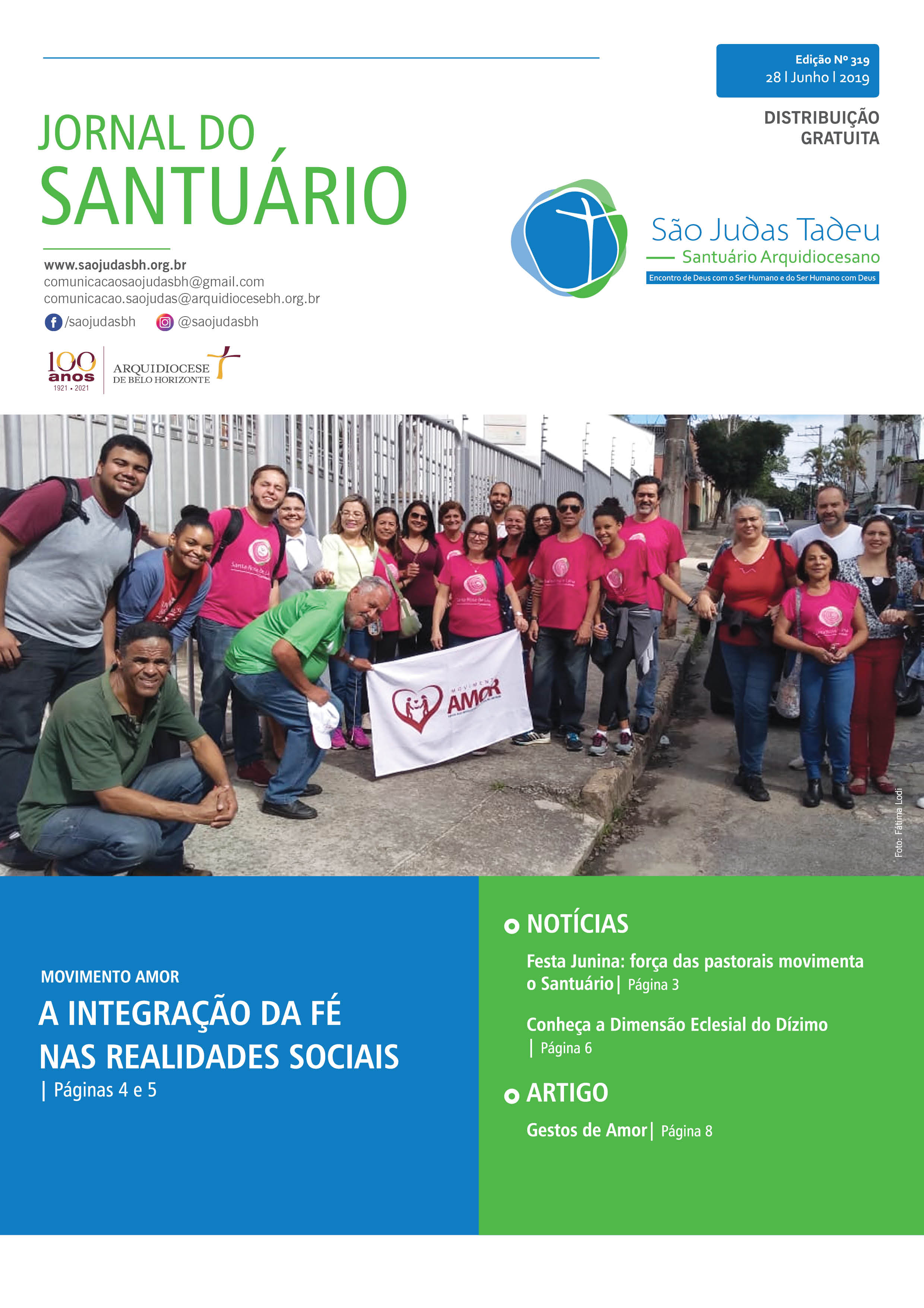 Jornal do Santuário – Edição de Junho/2019