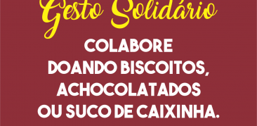 Faça um gesto solidário: doe biscoitos para o Movimento AMOR