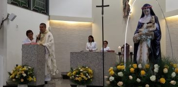 Veja como foi o segundo dia do “Tríduo Preparatório para Festa de Santa Rosa de Lima”