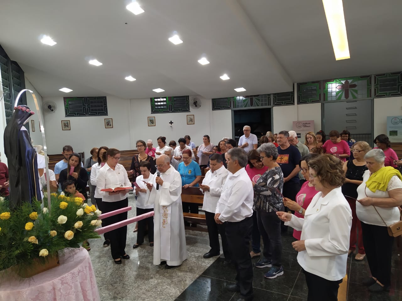 Segundo dia do Tríduo da Festa de Santa Rosa celebra aniversário da dedicação da Comunidade