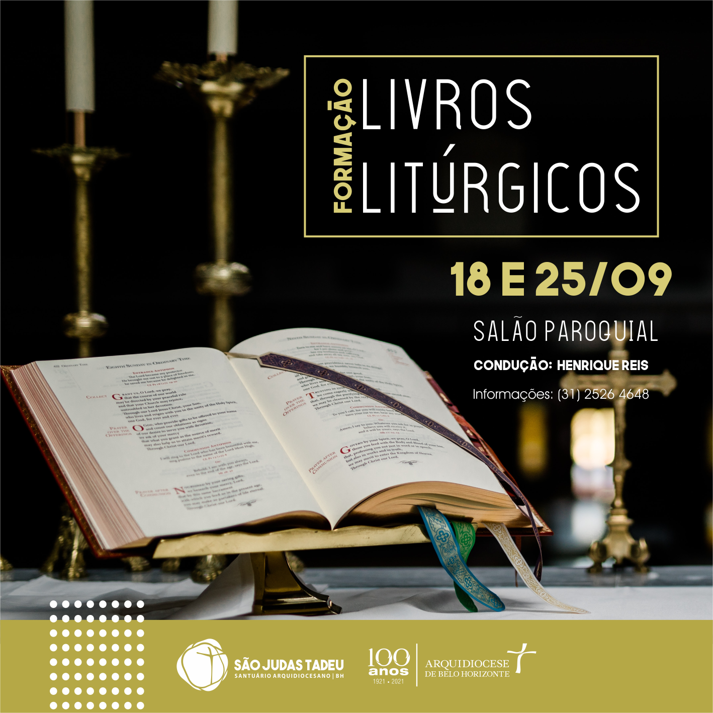 Santuário São Judas Tadeu realiza segundo módulo da formação sobre “Livros Litúrgicos”