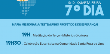 Comunidade Santa Rosa de Lima recebe o sétimo dia da Novena de Aparecida