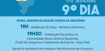 O Clube dos Sargentos e Subtenentes do Exército recebe o último dia da Novena de Aparecida