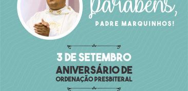 Padre Marco Antônio Porto celebra oito anos de ordenação presbiteral