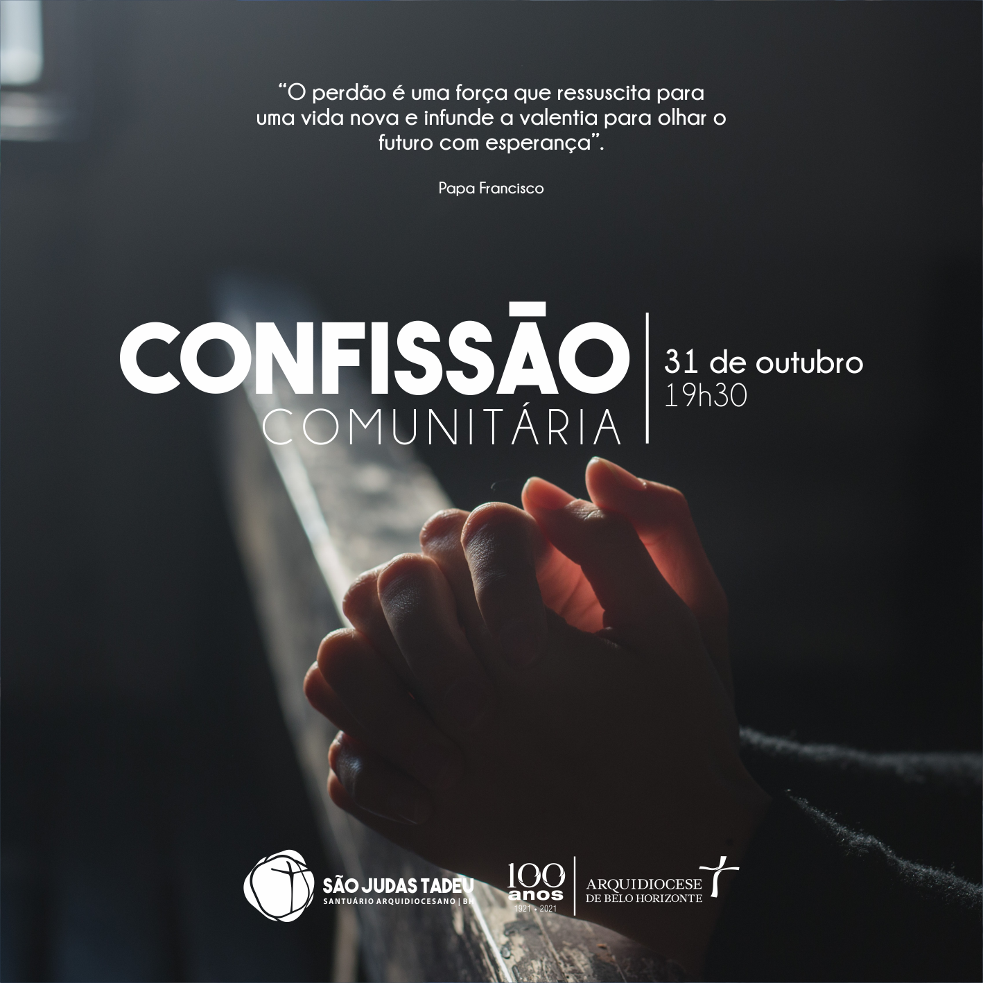 Participe da Confissão Comunitária nesta quinta-feira