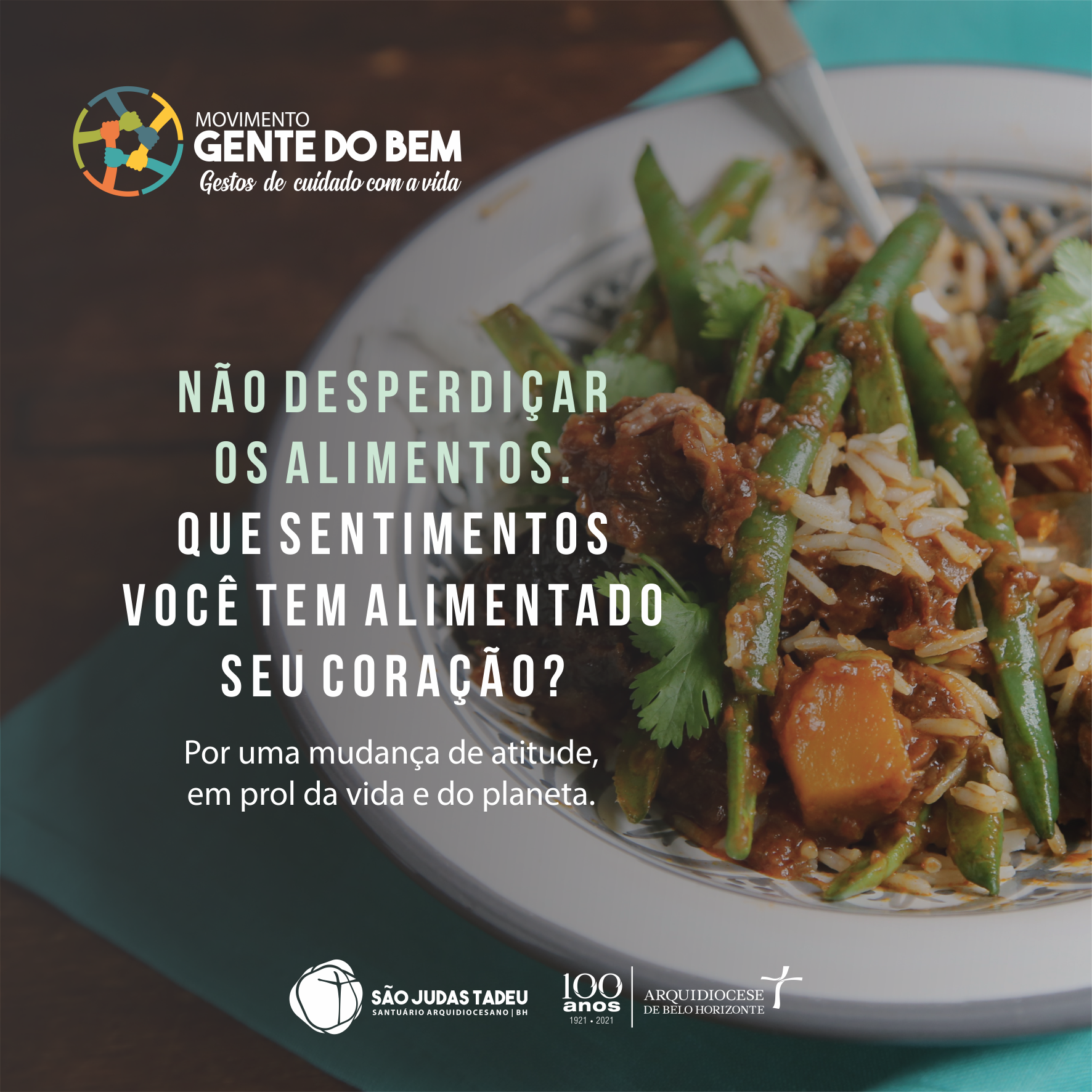 “Não desperdiçar alimentos” é o propósito da semana do “Movimento Gente do Bem”