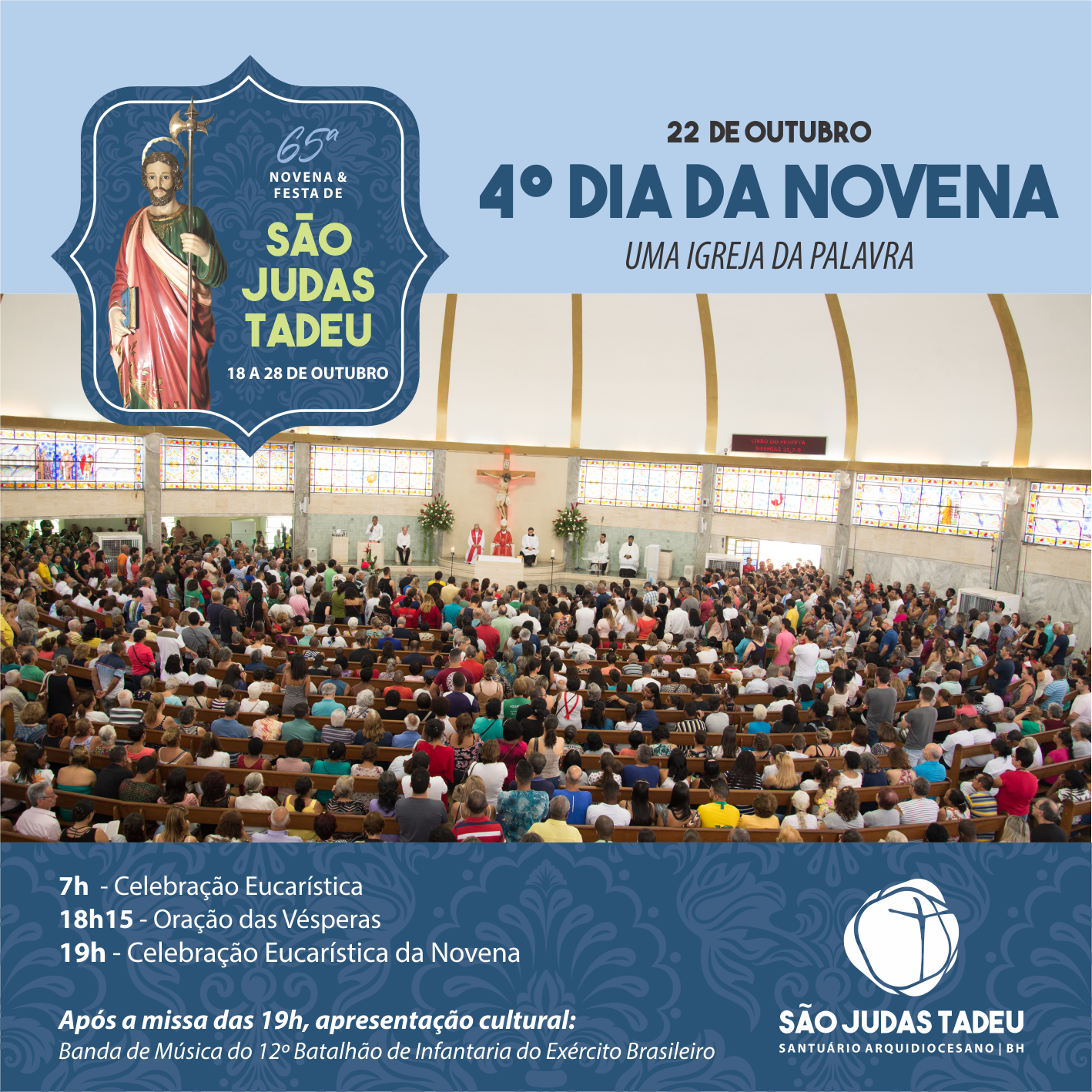 “Uma Igreja da Palavra” é o tema deste quarto dia da Novena