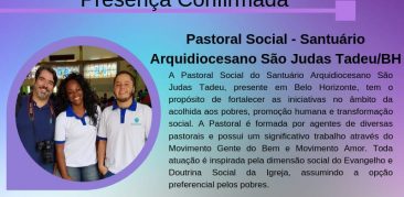 Pastoral Social e a Pascom do Santuário conduzem oficina no Muticom Leste 2