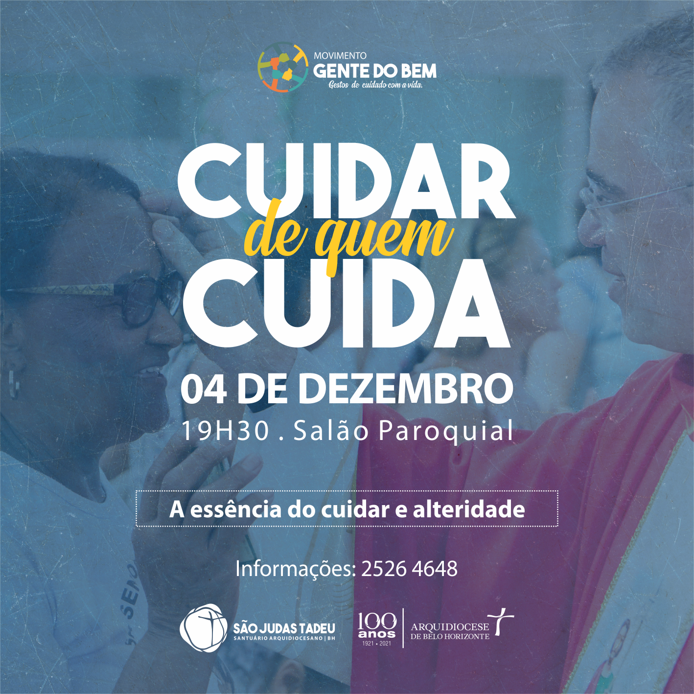 “Cuidar de Quem cuida” resgata a espiritualidade e fortalece vínculos de quem cuida de idosos