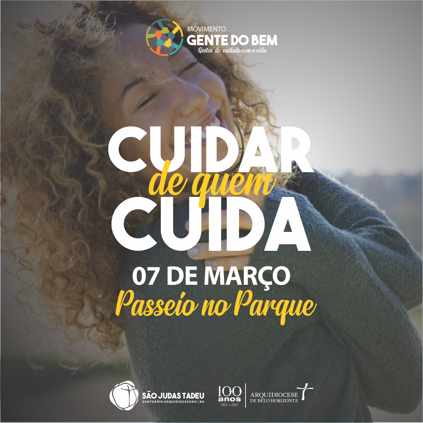 Grupo “Cuidar de Quem Cuida” convida para Passeio no Parque