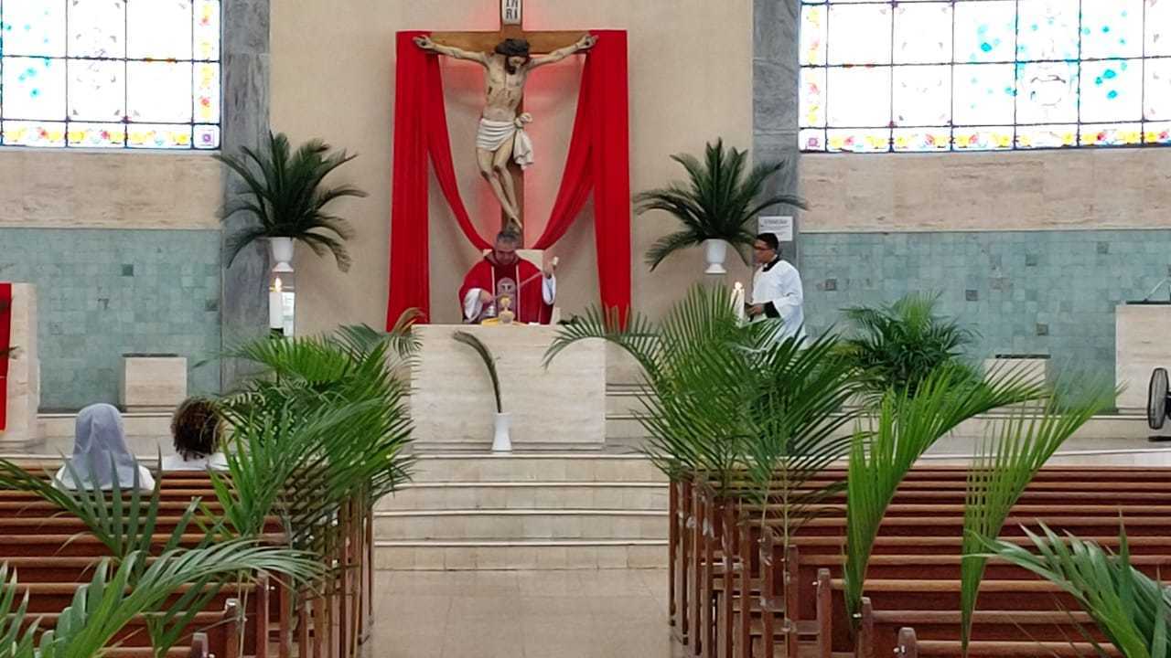 Solenidade do Domingo de Ramos da Paixão do Senhor no Santuário