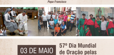 Acompanhe a mensagem do Papa Francisco para o 57º Dia Mundial de Oração pelas Vocações