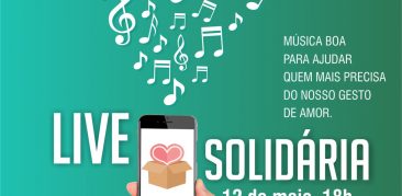 Live Solidária: música boa para ajudar a quem mais precisa!