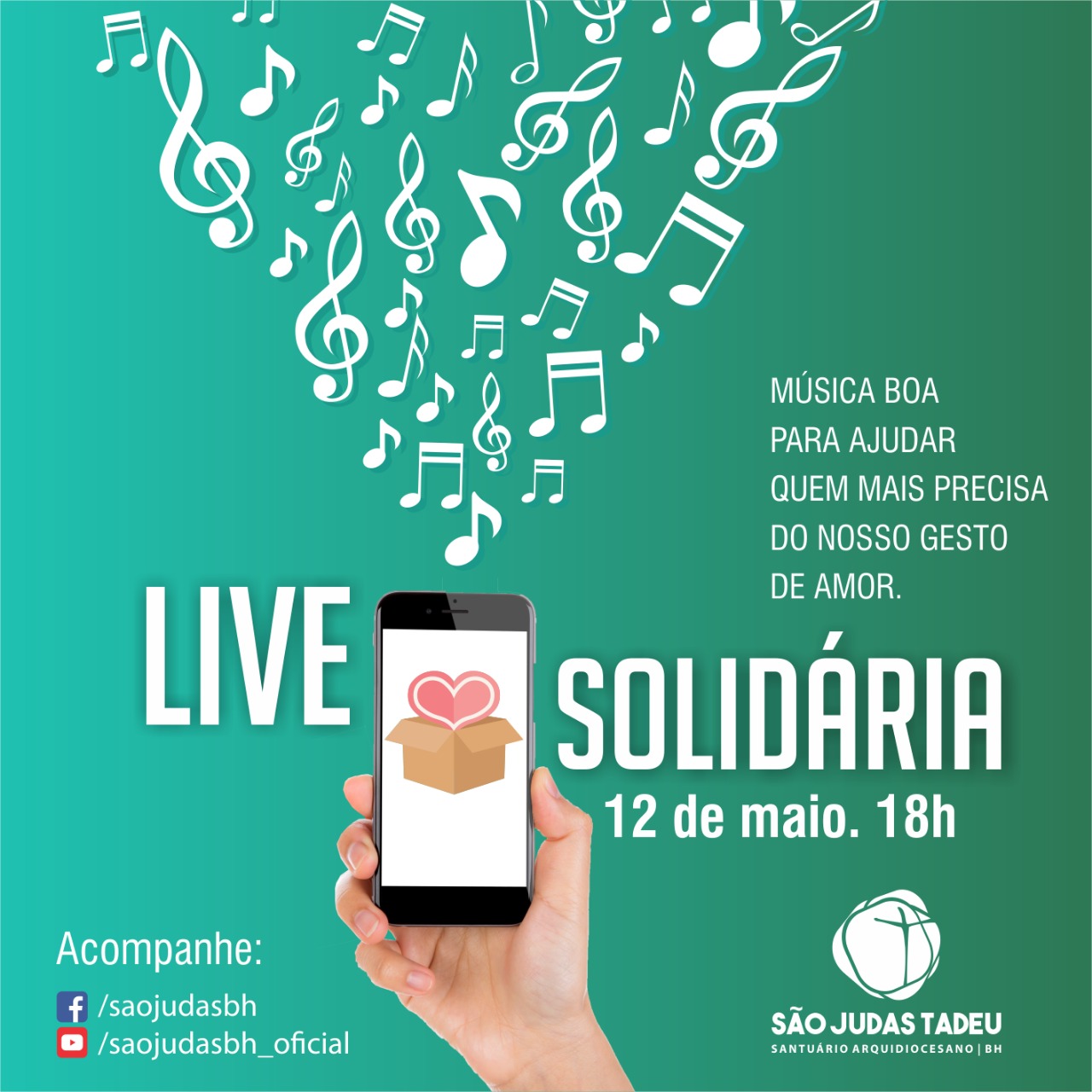 Live Solidária: música boa para ajudar a quem mais precisa!