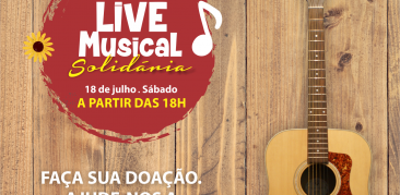 Live Musical Solidária: faça sua doação