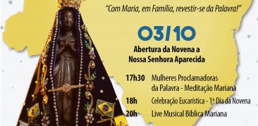 Iniciamos, amanhã, a “Novena de Nossa Senhora Aparecida”